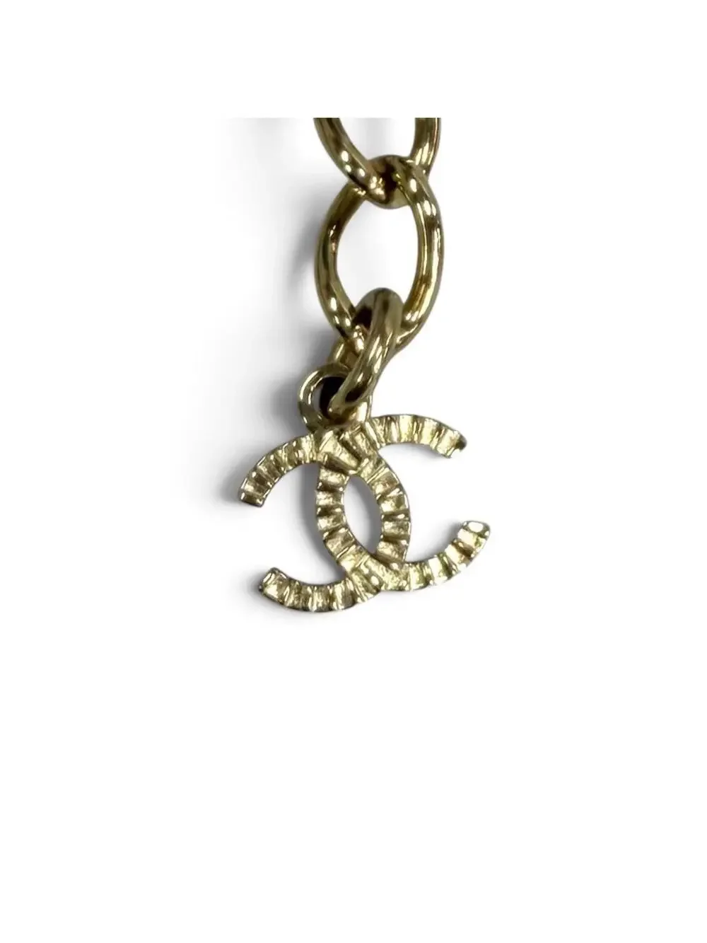 Chanel Cc Logo Chain Star Pendant #343286C16B